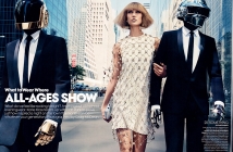 Karlie Kloss & Daft Punk за Vogue US, август 2013