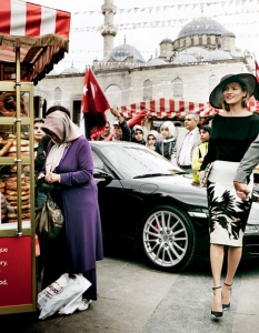 Кейт Мос & Chiwetel Ejorfor за US Vogue, декември 2013 - 2