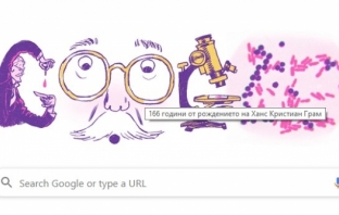 Google отбелязва 166 години от рождението на Ханс Кристиан Грам