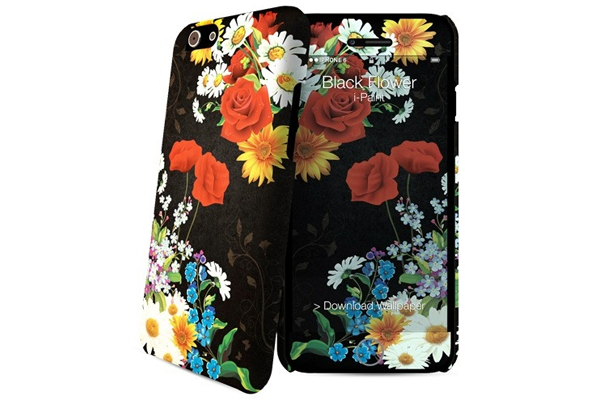 iPaint Black Flower HC Case