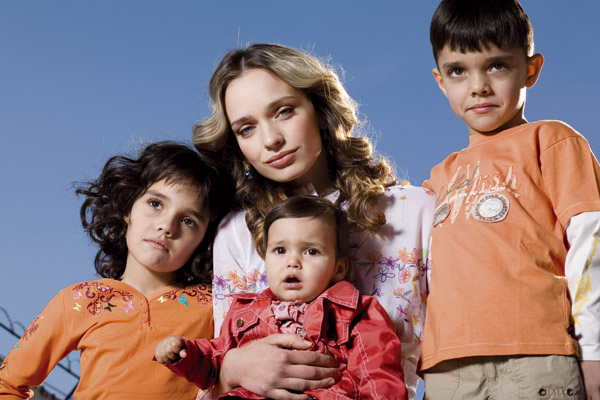 Ирена Милянкова с четирите си деца