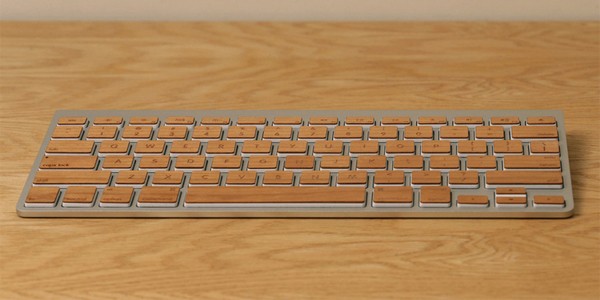 Lazerwood Apple Wireless Keyboard Cherry