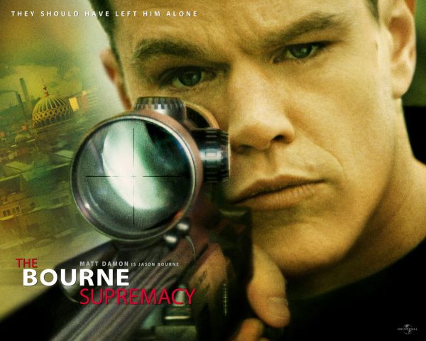 Мат Деймън в The Bourne Supremacy