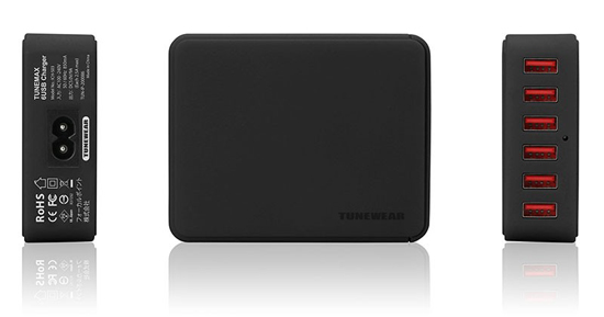 Tunewear Tunemax 6-USB Charger