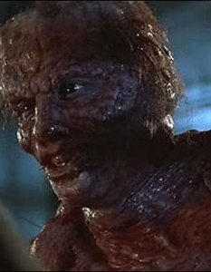  Мухата от "The Fly 2"   

Като цяло, ролята се изпълнява от все още  младият Ерик Столц, но преобразяването му в  красавец от инсектиционен вид е дело на Крис  Уолъс, който освен че е режисьор, се занимава и  със специалните ефекти по филма. Любопитно е,  че крайният вариант на мутанта е създаден  именно пръв, а след това стъпка по стъпка се  работи по превръщането му в човек. Целият  процес отнема седем месеца на екипа.
