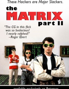  Матрицата: Презареждане (1980) Плюс: Матю Бродерик в тийн периода си!!!