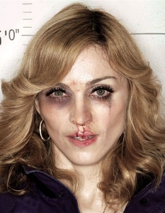 Мадона 

Упс, май отново е излизала на среща с Шон Пен... 
Колаж:  Worth1000