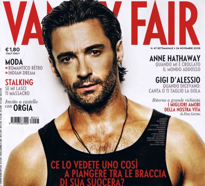 Хю Джакмън за Vanity Fair