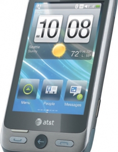 Вторият модел, представен от тайванската компания HTC има 3,2-инчов капацитивен екран, интерфейс Sence и работи с процесор от Qualcomm.