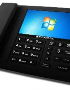 В рамките на изложението посетителите се запознаха и със стационарния телефон Speakal BTS8, който работи под управлението на операционна система Windows. Моделът има 5-инчов сензорен екран и поддържа работа с редица програми, сред които и Skype. От стационарния телефон могат да се изпращат факсове, SMS-и, а самият той има всевъзможни офисни приложения, които биха били много полезни за всеки потребител.