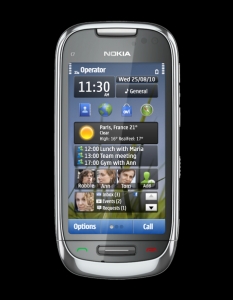 Nokia C7-00 е Symbian^3 смартфон с размери 117,3 x 56,8 x 10,5 мм. и тегло 130 гр. Екранът на телефона е с диагонал 3.5 инча и разделителна способност 640х360 пиксела. Nokia C7-00 разполага с 8 GB вградена памет и 8-мегапикселова камера без автофокус.