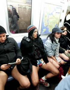 No Pants Subway Ride в Ню Йорк - 1