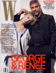 Джордж Клуни и Рене Зелеуегър за W Magazine - 5