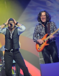 Дърти Пърчис по време на финала на "Българската песен на Евровизия 2011" на 23 февруари в зала 1 на НДК.