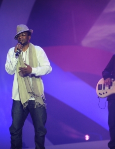 Tri O Five по време на финала на "Българската песен на Евровизия 2011" на 23 февруари в зала 1 на НДК.