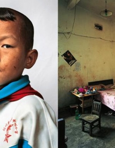 Донг е на девет, живее в провинция Юнан в югозападен Китай с родителите си, сестра си и дядо си. Всичките ползват една стая. Имат малка нива, в която отглеждат ориз и захарна тръстика. Мечтае да стане полицай, когато порасне.