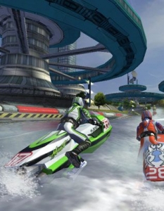 Riptide GP Riptide GP е замислена да се възползва максимално от изчислителната мощ на Tegra 2 таблетите. Играта ни отвежда в състезателно приключение през реки, канали и безбройни други водни препятствия. Всички визуални ефекти, изобразяващи водните каскади, се обработват в реално време, като резултатът е невероятно реалистична графика (естествено като се има предвид, че става въпрос за таблет, а не геймърски компютър).