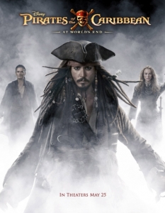 Oтново се насочваме към приключенията на Джак Спароу и карибските   пирати, но този път към третата част на поредицата, която се нарежда   на предпоследно място сред най-касовите филми за всички времена. 
 Pirates of the Caribbean: At World