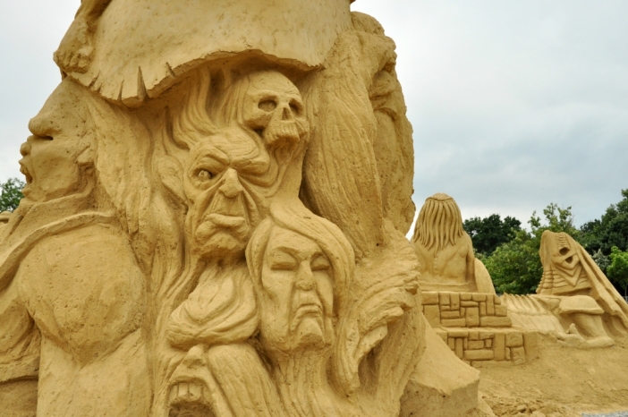 Фестивал на пясъчните фигури в Бургас - "Холивудски герои"