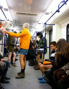 No Pants Subway Ride 2012 в София - 9