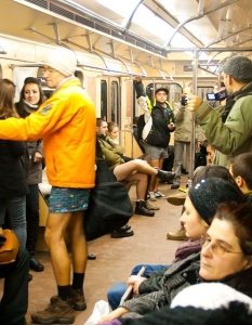 No Pants Subway Ride 2012 в София - 13