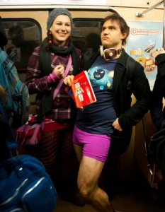 No Pants Subway Ride 2012 в София - 14