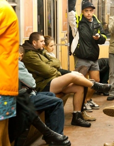 No Pants Subway Ride 2012 в София - 3