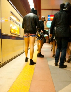 No Pants Subway Ride 2012 в София - 5