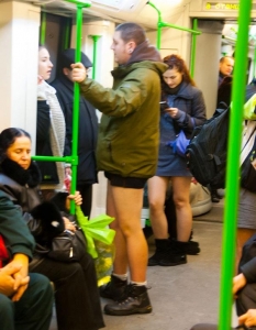 No Pants Subway Ride 2012 в София - 6