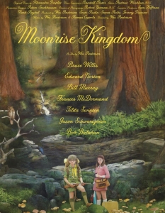 "В царството на пълнолунието" (Moonrise kingdom)
Има режисьори, чиито филми са толкова уникални, че не можеш да сбъркаш почерка им. Уес Андерсън е именно от тях, а новият му филм "В царството на пълнолунието" (Moonrise Kingdom) е сред най-очакваните филми тази година. 
Режисьорът събира звезден актьорски състав - Брус Уилис, Едуард Нортън, Бил Мъри и много други. Сюжетът на филма се развива през 60-те години, когато две деца решават да избягат, а цял град се мобилизира да ги търси. Лентата ще е в кината през месец май.