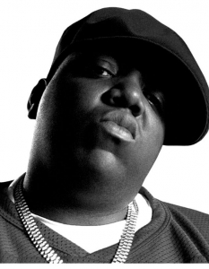 The Notorious B.I.G.
Кристофър Джордж Латор Уолъс a.k.a. The Notorious B.I.G. a.k.a. Biggie Smalls е роден на 21 май 1972 г. в Ню Йорк. Работи с Puff Daddy a.k.a. Diddy, като представлява Източния бряг, лейбъла Bad Boy и своята група Junior M.A.F.I.A. През 1994 г. издава албума Ready to Die, а две седмици след смъртта му излиза двойният Life After Death. И двете тави жънат невероятен успех. Biggie е замесен дълбоко в рап войната от средата на 90-те между Източното и Западното крайбрежие и в частност между лейбълите Bad Boy и Death Row, чийто член е неговият стар приятел 2Pac. Тук те вече са врагове и половин година след смъртта на Pac, B.I.G. е застрелян. Това се случва на 9 март 1997 г. в Лос Анджелис. Извършителите не са открити.