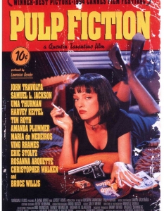 "Криминале" (Pulp Fiction)
Едва ли има уважаващ себе си киноман, който да не знае кой е Куентин Тарантино. Още режисьорският му дебют – "Кучета от запаса" (Reservoire Dogs), е обявен за изключителна творба, а последващият го "Криминале", става един от крайъгълните камъни за кинотo.
Актьорският състав е умопомрачителен – Джон Траволта, Брус Уилис, Ума Търман, Самюел Джексън, като всеки от тях създава уникален и любим на публиката персонаж.
Саундтракът на "Криминале" става почти толкова легендарен, колкото и самият филм, а творбата на Тарантино напълно заслужено присъства сред филмите, които всеки обичащ киното човек трябва да види.