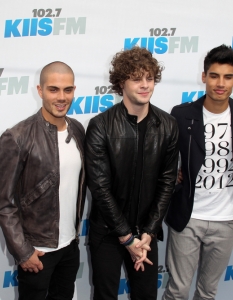 Групата The Wanted пристига за "Wango Tango" концерта в The Home Depor Center в Карсън, Калифорния.