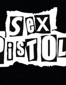 4. Sex Pistols – Sex Pistols 
Дизайнът на Jamie Reid за английската пънк-рок група Sex Pistols е символ за това как един успешен дизайн може да популяризира посланието на една група. Много музикални критици смятат, че Sex Pistols не биха били толкова успешни без този дизайн, мениджъра си John Malcolm McLaren и, разбира се, модната дизайнерка Vivienne Westwood. Логото се появява на корицата на албума им от 1977 година - God Save the Queen, върху образа на английската кралица.