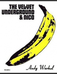 5. Velvet Underground – Banana Logo
Анди Уорхол (Andy Warhol) е дизайнерът на логото на арт-психаделик рок групата Velvet Underground и това не е никак случайно. Уорхол е и мениджър на музикантите, които са свирили в прословутата му Фабрика по време на арт инсталации.