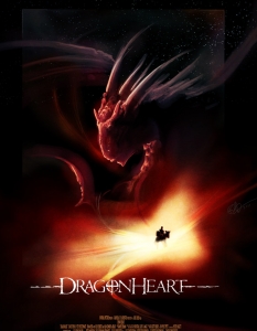 Dragonheart (Сърцето на дракона)
Драконите винаги са били едни от най-интересните приказни създания, а Dragonheart разказва за последния от тях. Драконът е озвучаван от Шон Конъри (Sean Connery), а образът му е изграден със страхотни за времето си CGI ефекти, които макар да отстъпват сериозно на днешните, му придават нужния чар. 
Освен Шон Конъри, в актьорския състав се отличава и името на Денис Куейд (Dennis Quaid) в главната роля, а между двамата я има нужната химия, за да създадат една от най-интересните фентъзи истории на 90-те.