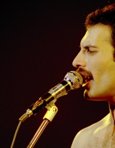 Фреди Меркюри (Freddie Mercury)
Покойният фронтмен на Queen, легендата Фреди Меркюри остави неповторима диря в света не само с музиката си, но и с още две неща - начинът, по който размахваше микрофона на сцената и удивителния си мустак. Можем да изброяваме и още неща, тъй като сме фенове, но това вече е друга тема.
