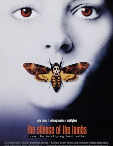 The Silence of the Lambs (1991)
Ханибал Лектър е един от най-магнетичните литературни злодеи, а сър Антъни Хопкинс и досега изглежда като единствения подходящ да го изиграе актьор. 
Въпреки страхотните романи от поредицата на Томас Харис - "Червеният дракон" и "Ханибал", които също са пренесени на голям екран, именно "Мълчанието на агнетата" става култовата лента, която винаги ще ни държи в напрежение и никога няма да ни омръзне, стане ли дума за Ханибал Лектър.