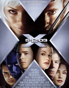 X2 ("Х-Мен 2") 
След като X-Men (Х-Мен) сложи стабилна основа на франчайза през 2000 г., очакванията към режисьора Брайън Сингър (Brian Singer) са още по-високи. 
За щастие, звездите се нареждат и излиза страхотният X2, в който не само са добавени нови герои към екипа на мутантите, а и образите от първата част са доразвити. Лентата е живо доказателство, че събирането на множество звезди в един филм, без той да се фокусира само върху един или двама персонажи, е възможно.