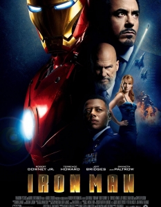 Iron Man (Железният човек)
През 2008 г. Джон Фавро (Jon Favreau) и Робърт Дауни-младши (Robert Downey Jr.) поставят началото на най-успешния франчайз, базиран на комиксите на Marvel – Iron Man.
С невероятната си харизма Робърт Дауни успява да пресъздаде перфектно магнетичния персонаж Тони Старк, който става големият любимец на публиката. За това му помагат още Гуинет Полтроу (Gwynett Paltrow) и Джеф Бриджис (Jeff Bridges) в ролята на злодея.