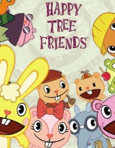 Happy Tree FriendsНе се заблуждавайте от миловидното име и жизнерадостната начална мелодия. Happy Tree Friends не е анимация, която можете да гледате с детето си, особено ако е под дванадесет години. Затова пък, ако сте фенове на черния хумор, е гарантирано забавление. Създателите на сериала са Aubrey Ankrum, Rhode Montijo и Kenn Navarro.