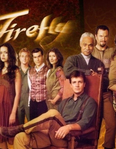 FireflyДжос Уидън (Joss Whedon), чието име със сигурност свързвате със сценариите на филми като The Cabin in the Woods и The Avengers, на който е и режисьор, е създател на сериала Firefly. Въпреки че печели Еми и се радва на широк зрителски интерес, Firefly съществува само един сезон. Фактът, че Fox решават да не го продължат, не означава, че на поредицата й липсват фенове. Главната роля е поверена на Нейтън Филиън (Nathan Fillion), когото вероятно свързвате с друго хитово телевизионно заглавие - Castle. 