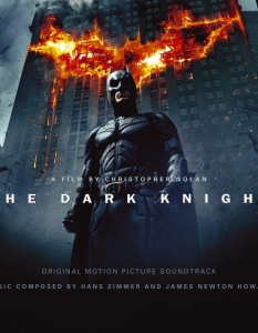 The Dark Knight
Композиторите, които работят по музиката на The Dark Knight, са Hans Zimmer и James Newton Howard, известни с работата си и по първия филм за Батман на режисьора Christopher Nolan – Batman Begins. Саундтракът печели награда Грами и награда Брит.