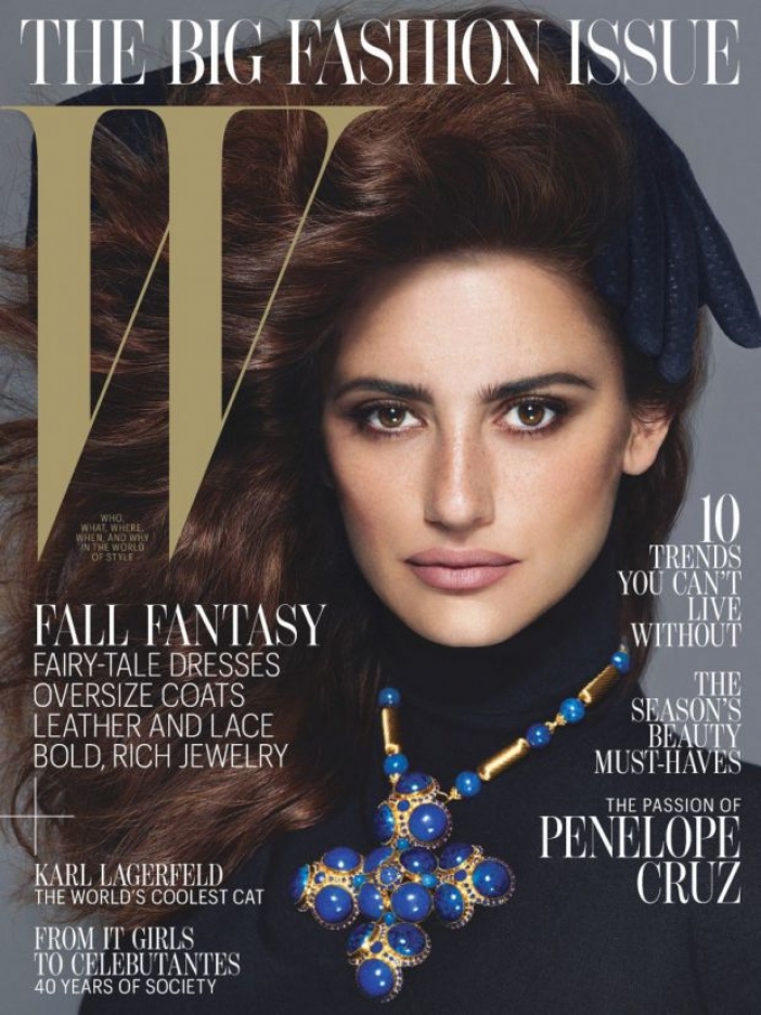 Penelope Cruz за W Magazine September 2012