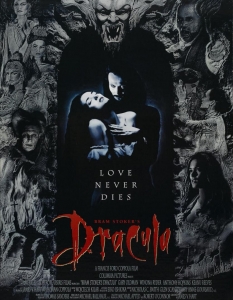 Bram Stoker’s Dracula ("Дракула")
Въпреки че има своите недостатъци, Dracula на легендарния Франсис Форд Копола (Francis Ford Coppola) е една от най-добрите адаптации на историята за митичния вампир. Копола прави далеч по-кървава версия от всички предишни и макар да е доста в холивудски стил, това не й пречи да е качествена.
Постигайки идеален баланс между хорър, приключенски филм и любовна история, и още повече, разчитайки на брилянтен актьорски състав, воден от великия Гари Олдман (Gary Oldman) в ролята на Дракула, лентата несъмнено винаги ще се нарежда на първите места, ако става въпрос за знаменития вампир.