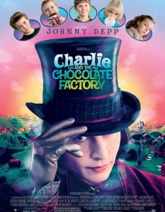 Charlie and the chocolate factory ("Чарли и шоколадовата фабрика")
Колкото и да им е писнало на някои от партньорството между Джони Деп (Johnny Depp) и Тим Бъртън (Tim Burton), не може да се отрече, че тандемът е повече от успешен. 
Базиран на филма от 1972 г., Willy Wonka & the Chocolate Factory, Charlie and the Chocolate Factory предлага по-мрачна версия на историята за шоколадовото царство на Уили Уонка, напомняща с атмосферата си за друга класика на Бъртън и Деп – Edward Scissorhands ("Едуард Ножиците").