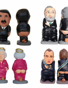 10. Caganers – Испания
Доста странен обичай си имат испанците – по Коледа възрастните крият фигури на хора, които ... акат, за да ги търсят останалите членове на семейството им. Децата особено много се забавляват, а производство на фигурките буквално се е превърнало в препитание за някои майстори. Смята се, че те олицетворяват равенството между хората, без значение от пол, раса и религия, тъй като всички ходят до тоалетна.