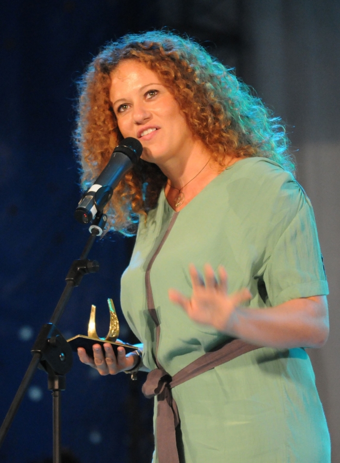 Певицата Белослава благодари за връчената й награда за своето творчество.
 