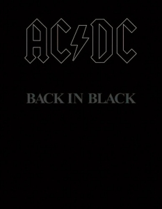 AC/DC – Back in Black
Шестият международно реализиран албум на рок динозаврите от AC/DC е пуснат на пазара на 25 юли 1980 г. В проекта са включени хитове на бандата като Hells Bells, едноименното Back in Black и Let Me Put My Love Into You. Продажбите на албума надскачат 50 милиона копия по света.