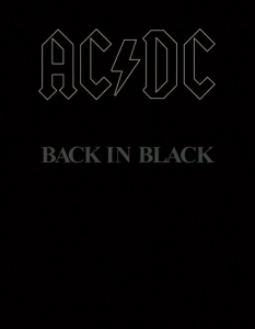AC/DC – Back in Black
Шестият международно реализиран албум на рок динозаврите от AC/DC е пуснат на пазара на 25 юли 1980 г. В проекта са включени хитове на бандата като Hells Bells, едноименното Back in Black и Let Me Put My Love Into You. Продажбите на албума надскачат 50 милиона копия по света.